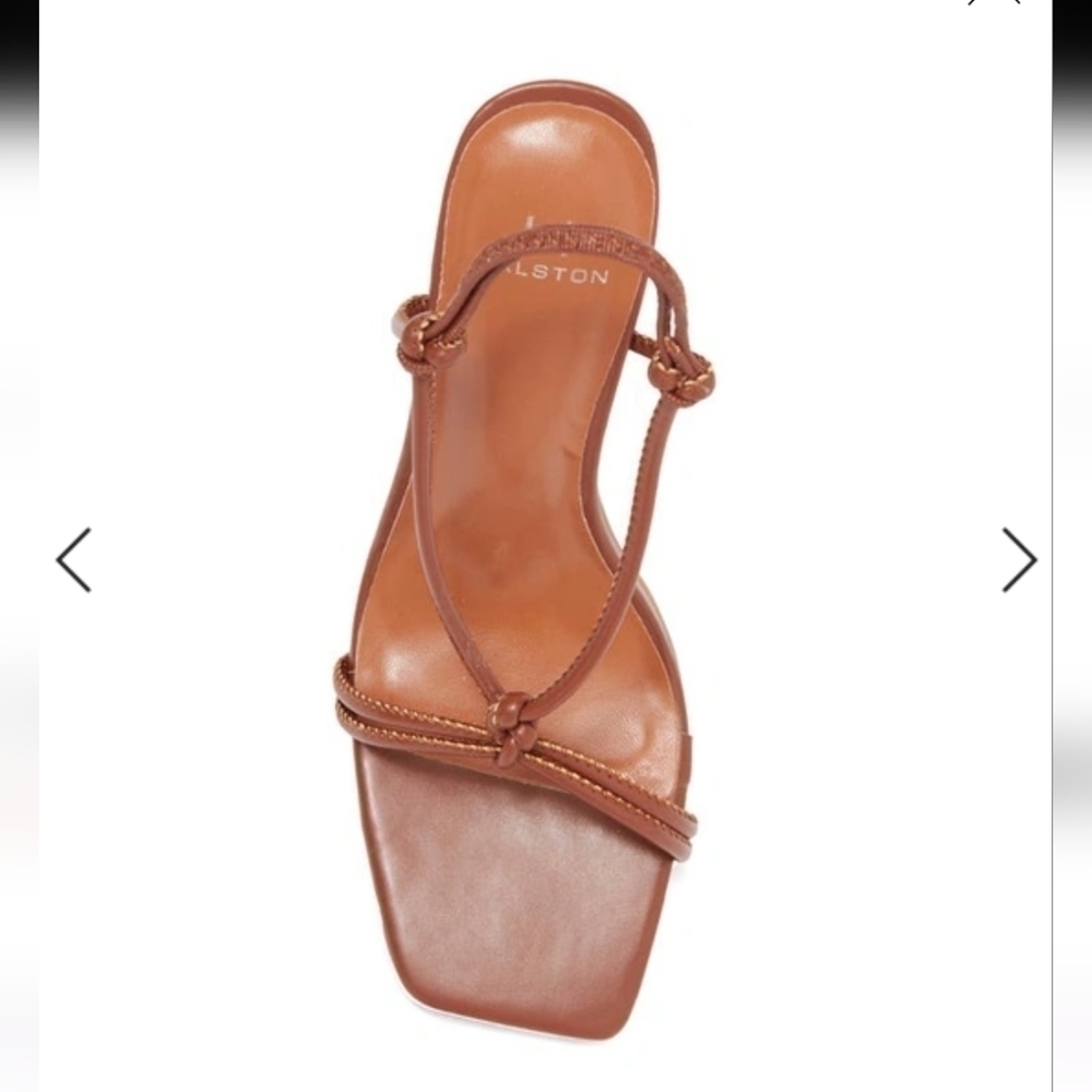 Halston Picasso Heels Size 8 In Brown - Picture 4 of 7